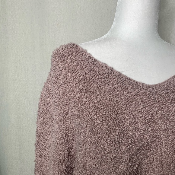 Free People Popcorn Sweater Large Blush - Picture 5 of 9